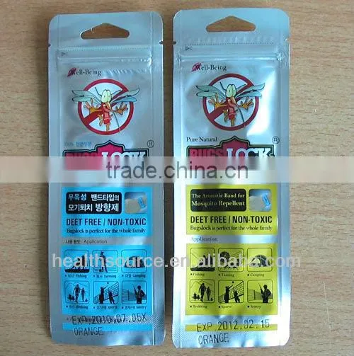 2014 Fashionable mosquito repellant wristband