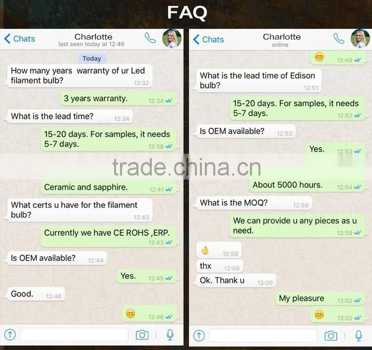 Zhejiang led lighting product supplier filament led bulb A60 2/4/6/8W E27 B22