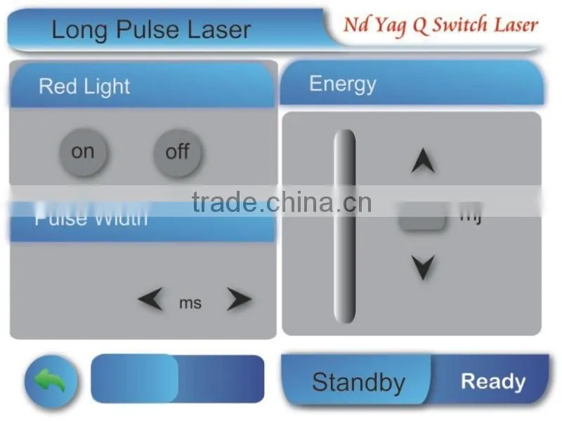 long pulse nd yag laser machine for freckle removal, hair removal, body vein romoval