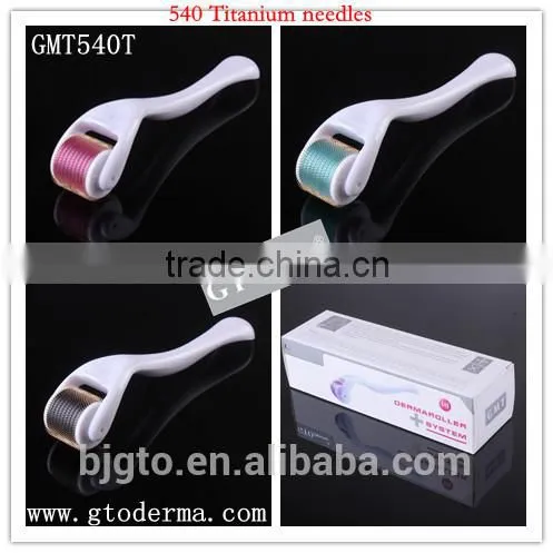 2016 newest skin care fine titanium micro needle derma roller medical