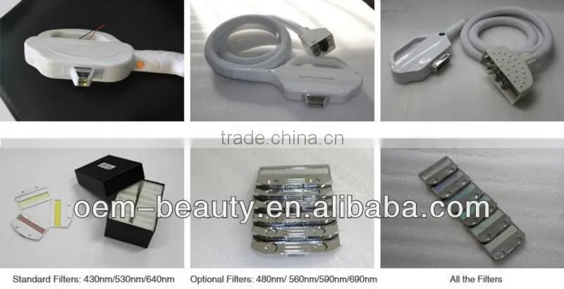 Portable e-light(ipl rf) beauty equipment ipl photo facial machine