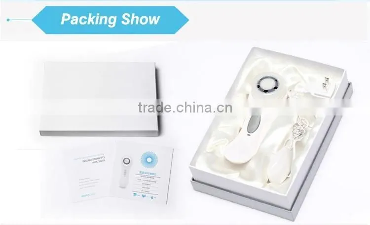 Factory wholesale ultrasonic waterproof sonic wireless recharge portable electric face cleanser