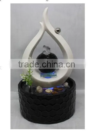 the latest design and fashionable labletop ceramic water fountain