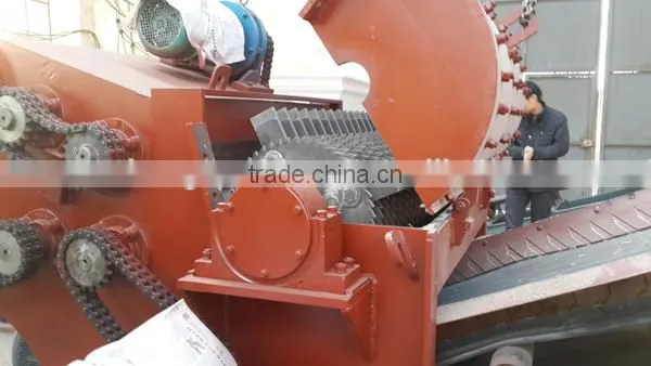 Newly developed industrial wood shredder