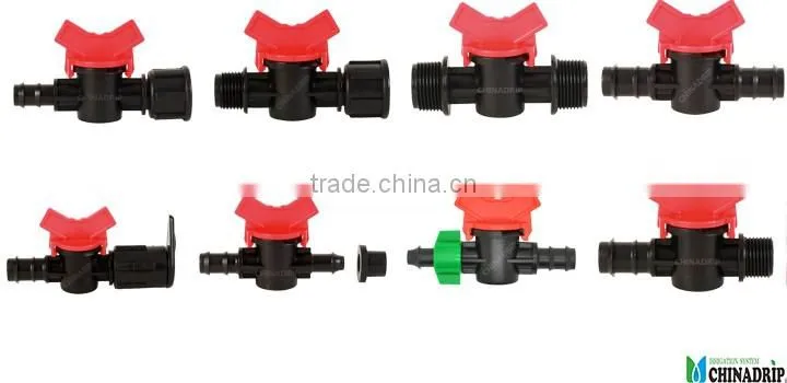 Plastic Irrigation lay flat hose fittings