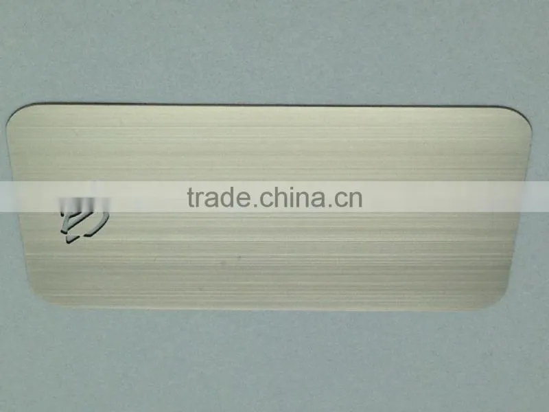 Drawing finish corner metal business card for business, membership