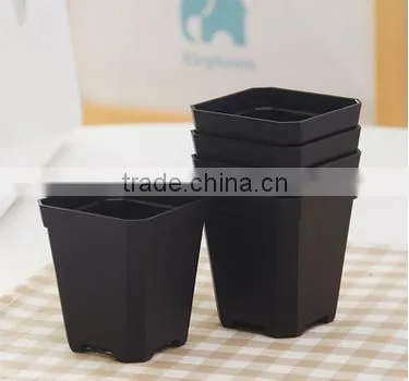 garden flower pot,various size plastic flower pot ,colorful square flower pots