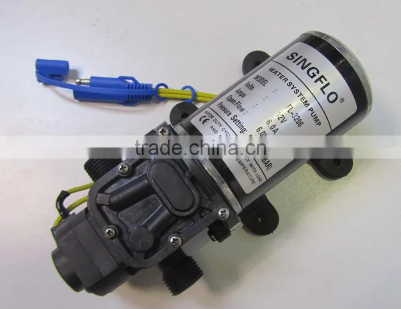 New product 6LPM 1/2'' BSPT thread self 12v dc mini water pump for outdoor water heater