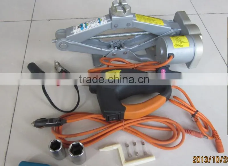 Electric Jack With Impact Wrench 2T Capacity 12-35cm