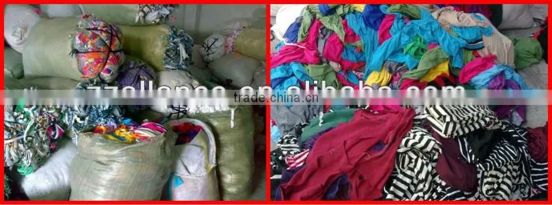 Cutting garment waste recycling machine