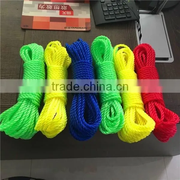 PP Color Rope PE Color Rope PP Rope Pe Rope Braided Rope Nylon Rope Made In Linyi Fishing Net