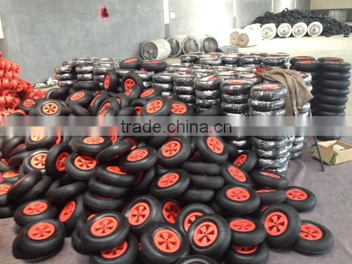 Wheelbarrow metal spoke rim with long hub