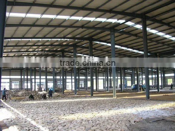 Steel structure shed
