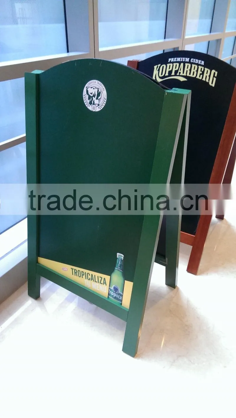 wooden a frame chalk board sign folding sandwich boards signs