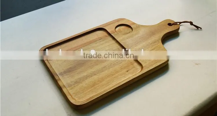 2015 new high quality handmade decorative wooden breakfast tray