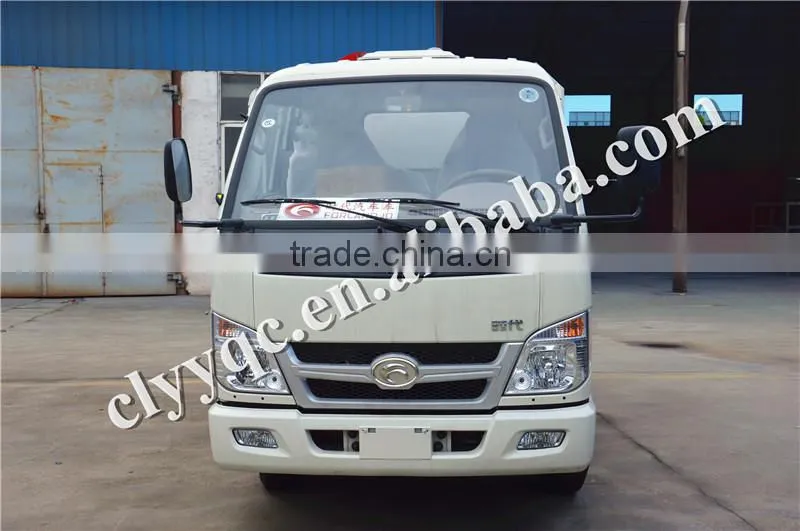 Foton 4x2 Euro 4 mini garbage truck 5m3 garbage truck for sale