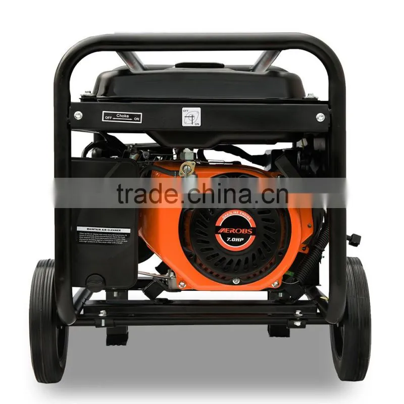 BSGE3000E Knife model AEROBS OEM Factory China Mini Electric Start 220V Gasoline Generator