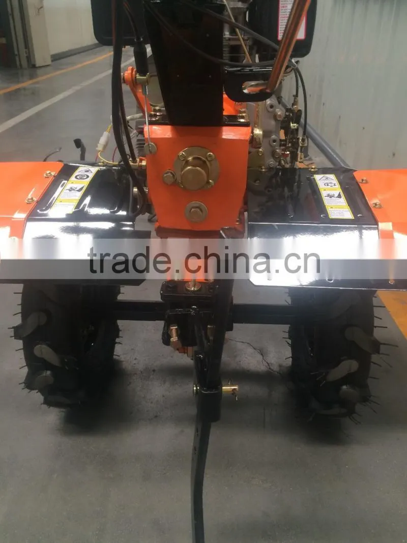 BSG900New Chongqing CHINA AEROBS 5220W mini power digger with tiller trailer for garden farming uses