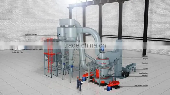 Energy& High effcient petrol coke powder making equipment for glass plant