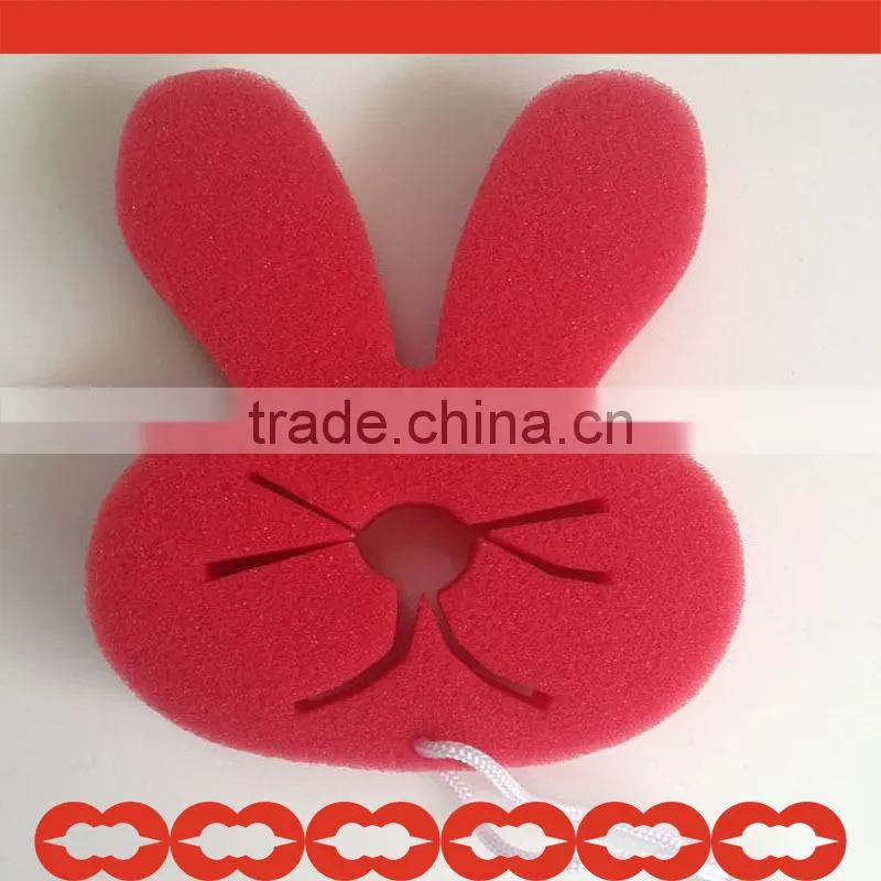 Baby bath sponge with design