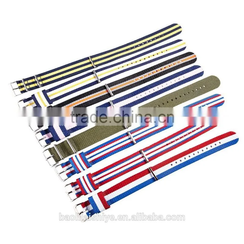 2016 Hotsale fashion 26mm nato strap/nylon watch strap
