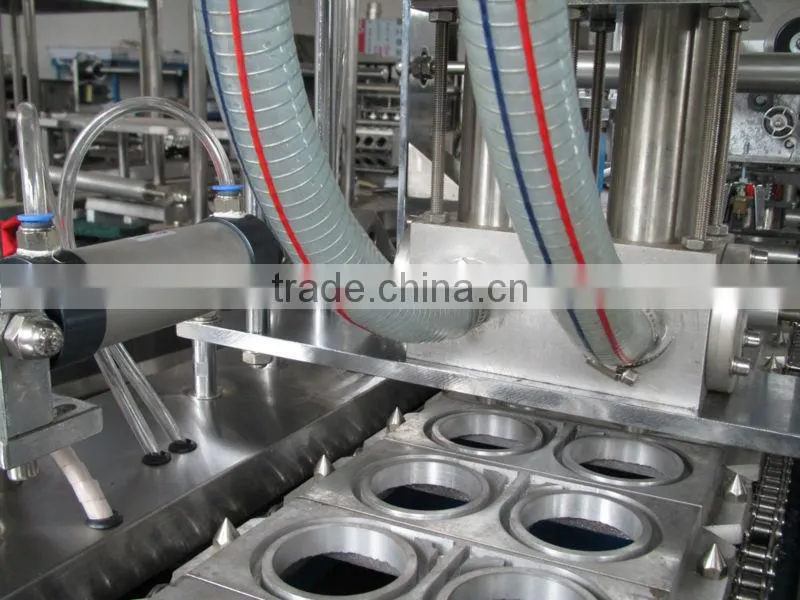 QCF8-16 Pneumatic Cup Filling Sealing Machine for beverage