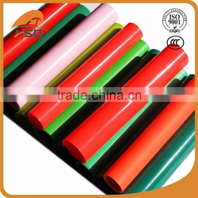 Gold supplier pvc laminated tarpaulin fire retardant fabric polyester