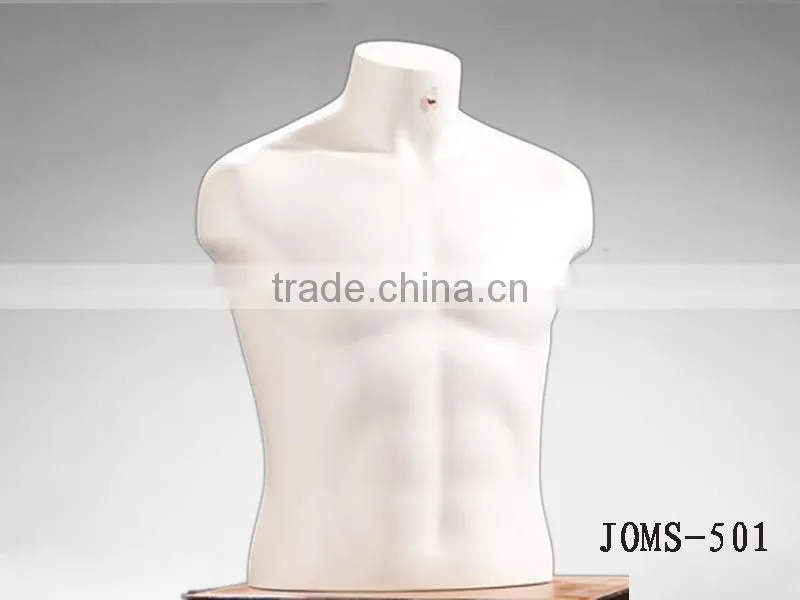 hot sale muscle half body mannequin man for T-shirt display