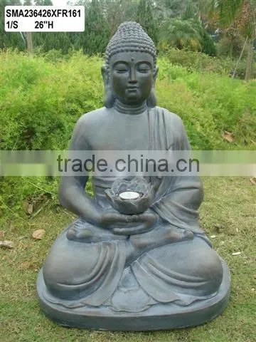 Chinese made concrete garden buddha statue