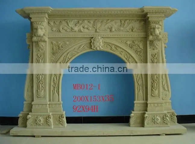 cultured marble fireplace with cheap price