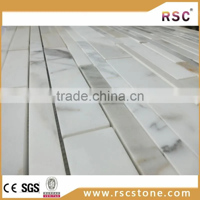 Calcutta gold marble mosaic tile