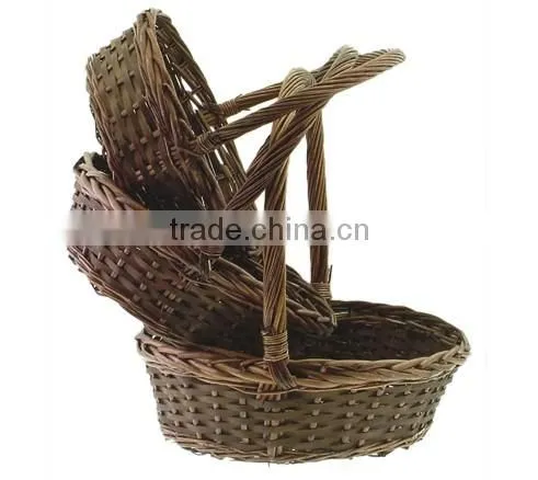 wholesale wicker basket with handle
