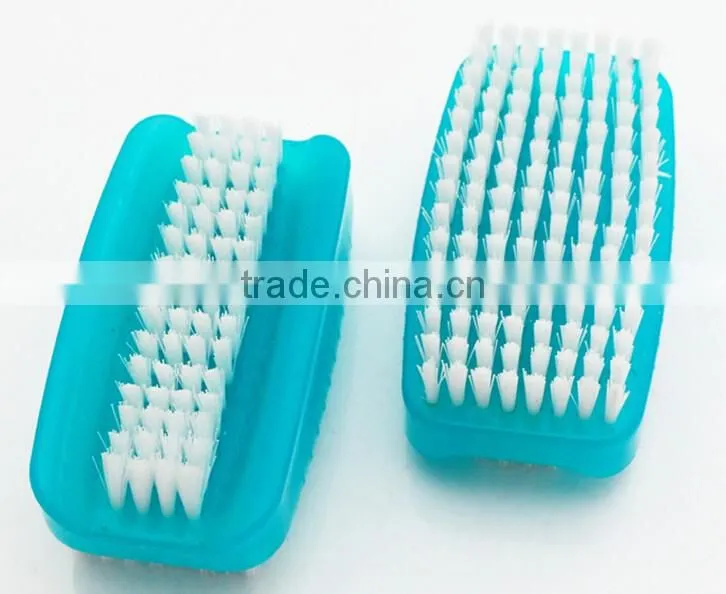 Europe markets for two sides nail cleaning brush brush nail plastic nail brush nail