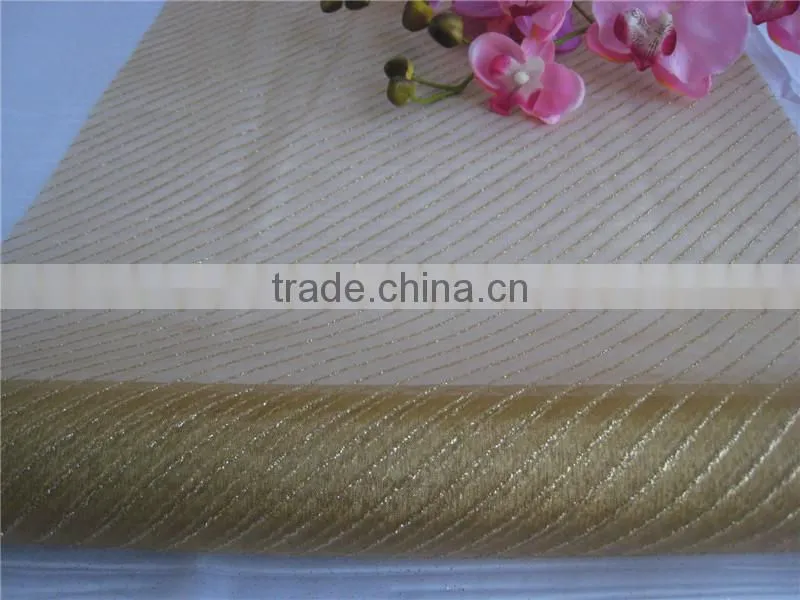 Spring Golden Glitter Hot Sale Decorative Table Cloths/runner