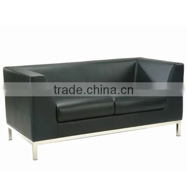 Modern pure white leather sofa