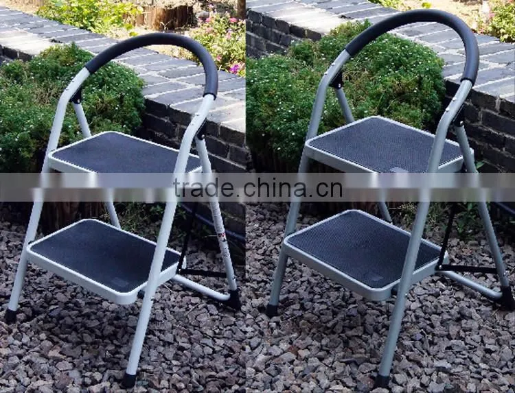 2 Steps multifunction Heavy Duty Folding adjustable step ladder