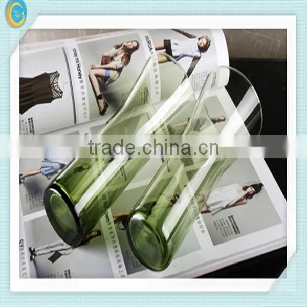 colorful cylinder glass vase
