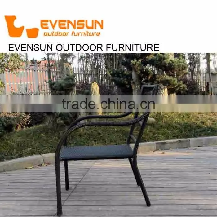 wholesale china manufacture Outdoor Patio Wicker Dining Sets cheap wicker outdoor rattan side chair