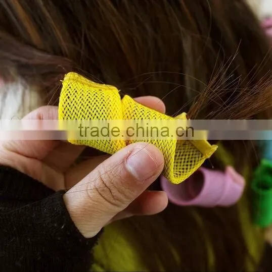 18 pcs plastic hair roller meches hair roller meches hair roller curler set wholesale