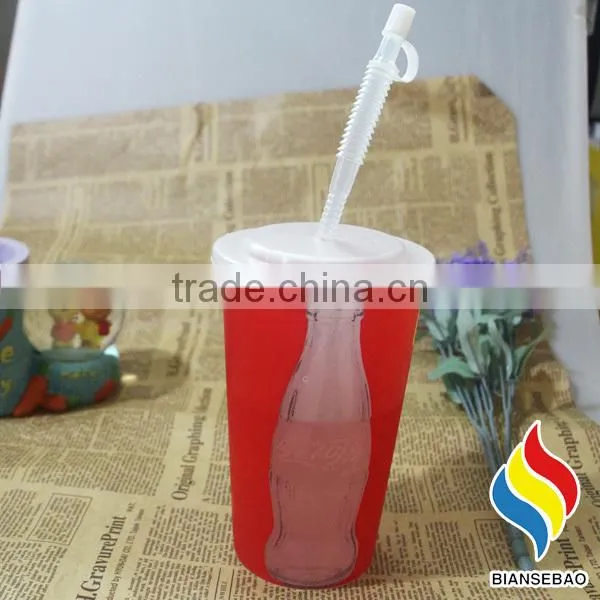 Sedex SMETA 4 Pillars Factory cheap plastic tumbler with straw lid