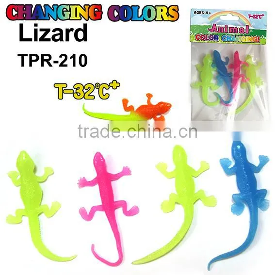 Novelty Changing Color Stretchy Lizard Toys