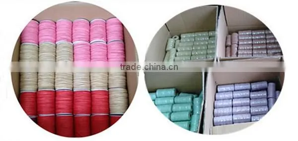 Hot sale black solid cotton packing gift twine bakers twine