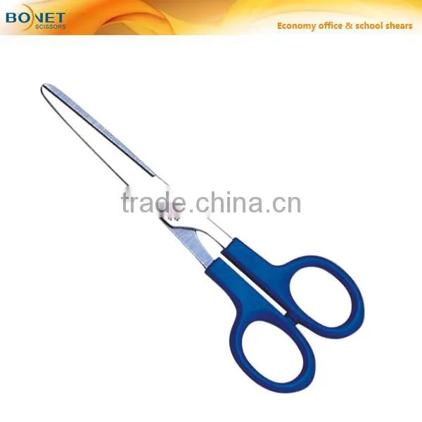 S66028 FDA Certificated 8-1/4" plastic handle office and paper scissors