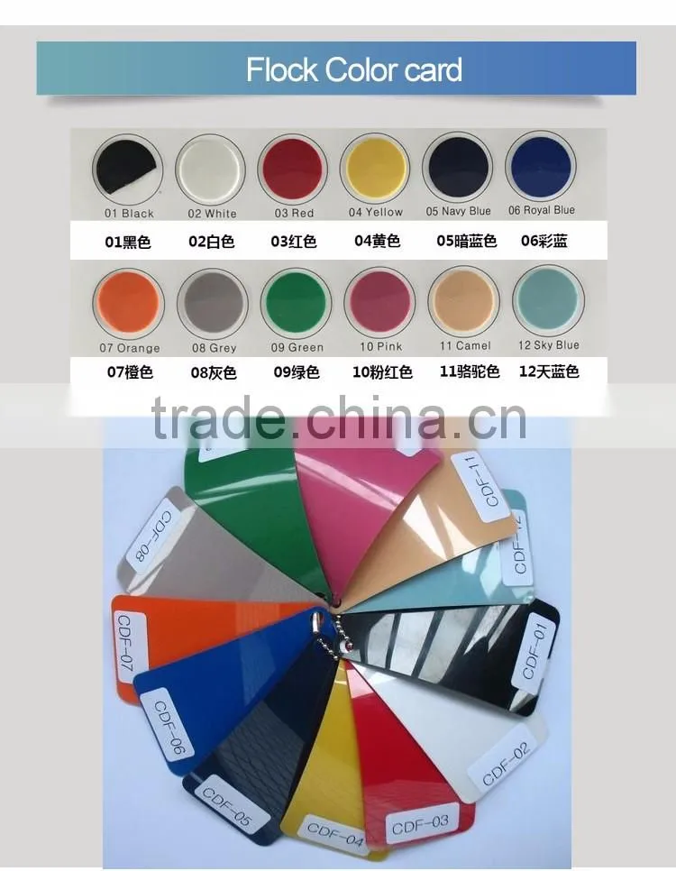 Flock material heat transfer vinyl for tshirt term number