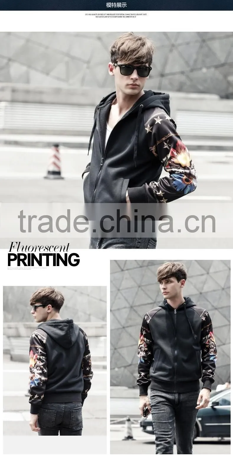 Fashion Custom Zipper-up Sublimation Hoodies