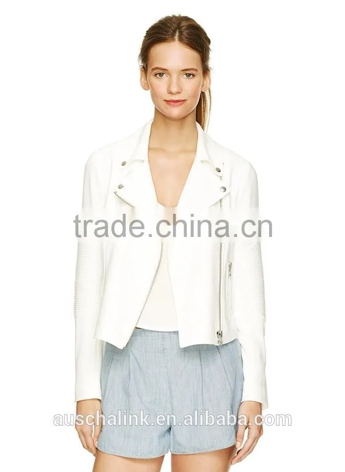 hot sale lady short style fitted classic city jacket custom for sale