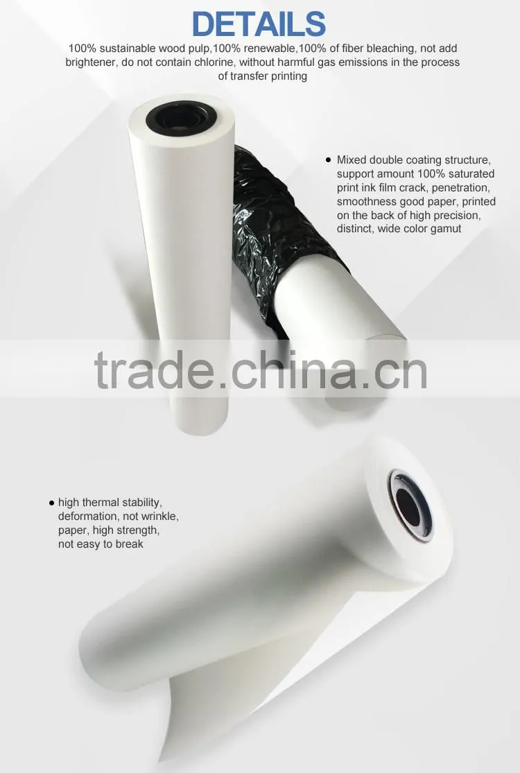 high transfer rate sublimation transfer tacky paper