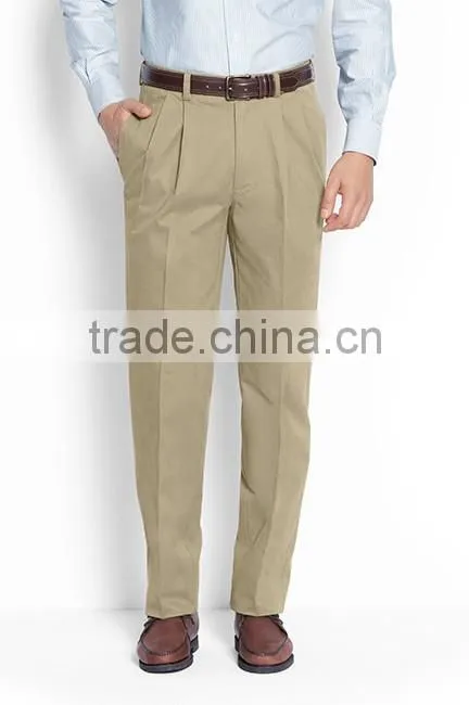 Mens Pleated Khaki Pants (Garment Stock lots / Apparel Stock / stocklots / Garment Apparel from Sri Lanka)