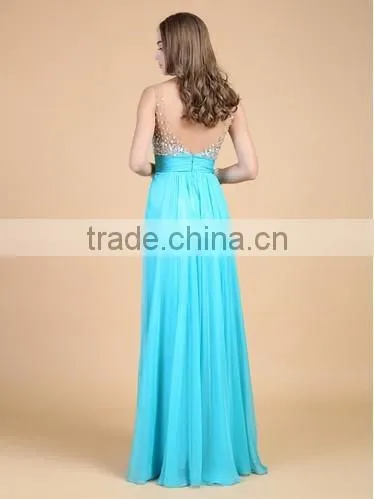 2015 beaded ruffled prom designer evening dress online