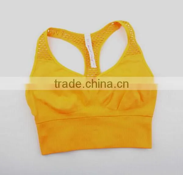 2017 New Fashion Design Customized Your Own Brand Logo Breathable 90%Nylon 10%Spandex Women Yoga Singlet Sport Lady GYM Tank Top